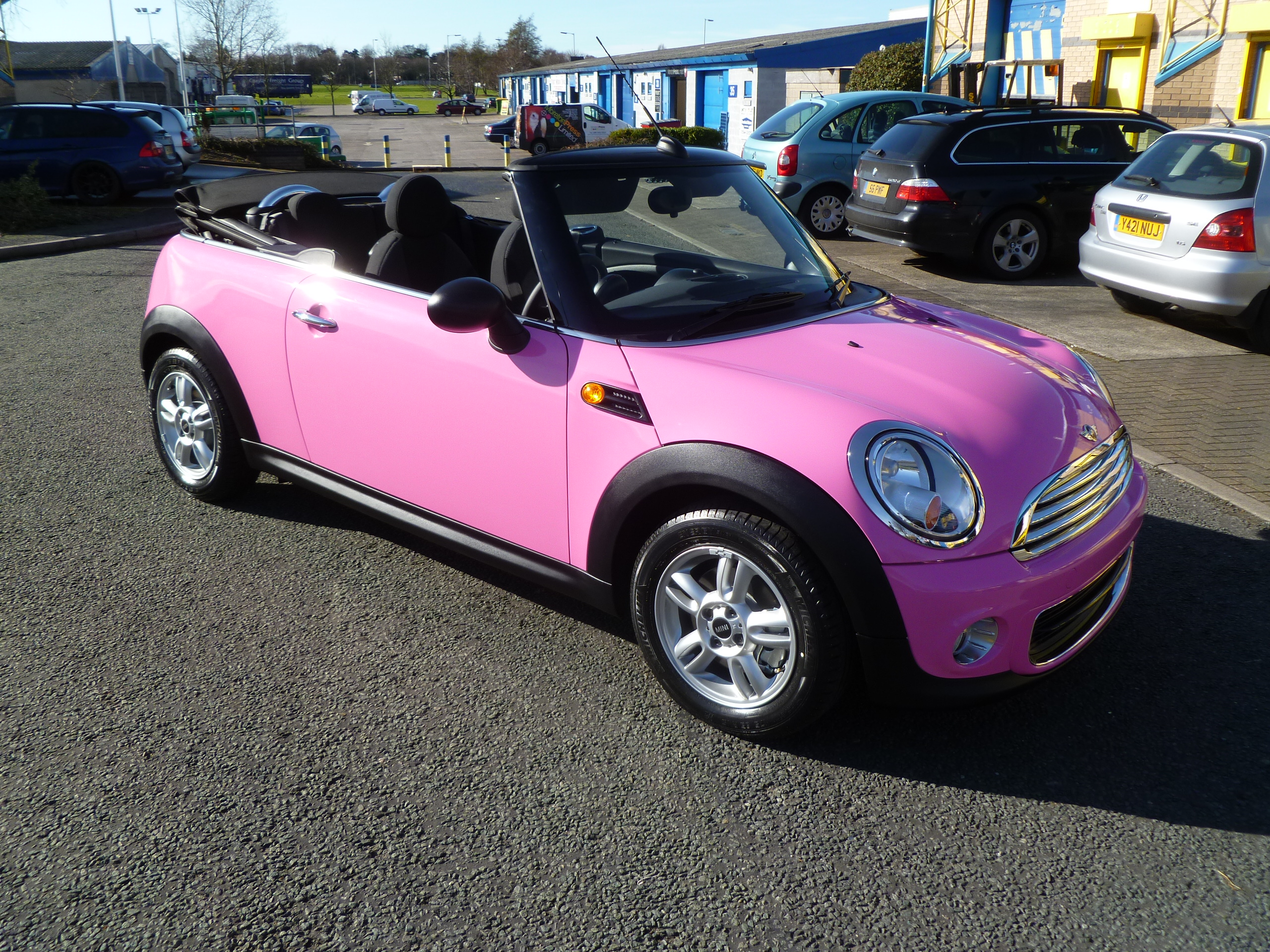 Mini Wrapping 360 Auto Design. light pink convertible mini wrapping 360 aut...